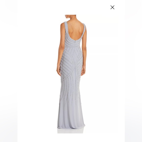 Brand new silver/grey gown - Picture 2 of 6